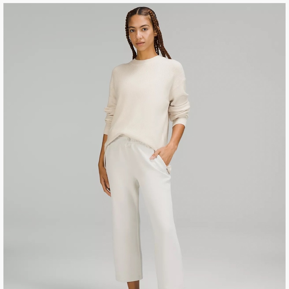 NWT Lululemon Merino Wool-Blend Rib Crewneck Sweater